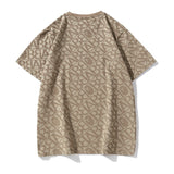 Bathing Ape T-Shirt Embroidered with Letters Short Sleeve T-Shirt