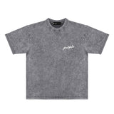 Purple Brand Distressed T Shirts Short Sleeve
