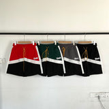 Rhude Shorts Letter Embroidery Casual Sports Color Matching Shorts Beach Pants
