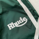 Rhude Shorts Striped Ribbon Color Matching Casual Quick-Drying Shorts Beach Pants