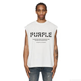 Purple Brand Tank T Shirts Sleeveless T-shirt Vest