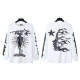 Hellstar long-sleeve T-shirt autumn, loose long-sleeve T-shirt