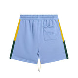 Rhude Shorts Embroidered Tether Casual Color Matching Shorts