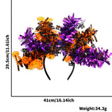 Halloween headband Halloween Large Headband – Colorful Long Tinsel Sticks