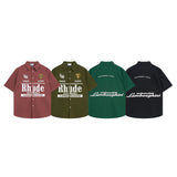 Rhude T Shirt Short Sleeve Shirt Casual Shirt
