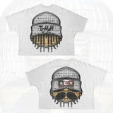 Street Unisex T-shirt Cartoon Portrait Pattern Street Tee