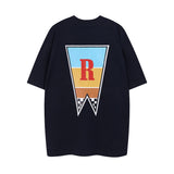 Rhude T Shirt Junior Letter Arrow R Label Short Sleeve T-Shirt