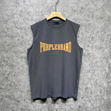 Purple Brand Tank T Shirts Sleeveless T-shirt Vest