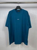 Men T-shirts Paris front and rear embroidery short-sleeved T-shirt loose casual half-sleeve