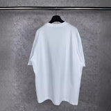 Men T-shirts Parisian Portrait Band Print Short Sleeve Crew Neck T-Shirt Casual