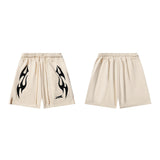 Hellstar T Shirts & Shorts Washing Print Short Sleeve T-Shirt Shorts Summer