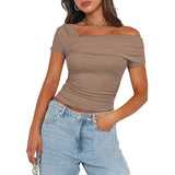 Women Tops Fashion Breathable Long Sleeves Top  (HZL0412)