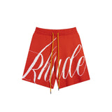 Rhude Shorts Jacquard Knitted Yarn Casual Shorts