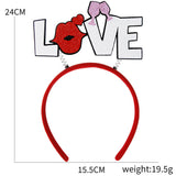 Themed Party Supplies Bachelorette Party Heart Headband – Valentine’s Day Love-Themed Bar Accessories
