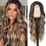 Women's Wigs Long Curly Hair Fiber Headgear Wigs