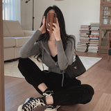 Women Sun Protection Shirt Elegant Zipper Knitted Short Coat