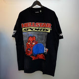 Hellstar T Shirt Knock-Out T-Shirt Wash Printed Short Sleeve T-Shirt