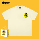 Drew T Shirts Cartoon Printed Cotton