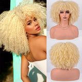 Women's Wigs Short Afro Curly Wig