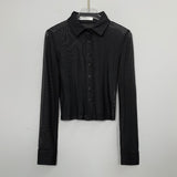 Women Sun Protection Shirt Sun Protection See-through Mesh Thin Sexy Shirt