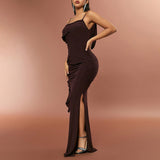 Women Dresses Elegant Fashion Social Banquet Dress (HWFS0410)