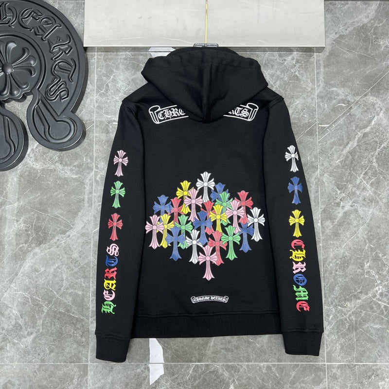 Chh Chrome Hearts Hoodie Classic Cross Scroll Letter Color Hooded Sweater