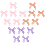 Themed Party Supplies DIY Mini Bow Garland – Double-Sided Polyester Ribbon Bows with Adhesive