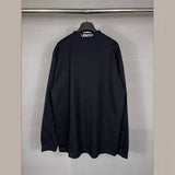 Men T-shirts Paris 520 Love Back Neck Embroidered Long Sleeve T-Shirt Loose Casual Base