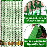 Themed Party Supplies Halloween Witch Hat Foil Fringe Curtain – 1×2m Black & Green Witch Theme Party Backdrop