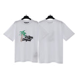 Palm Angels T Shirts Coconut Letter Logo Short Sleeve T-Shirt