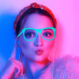 Halloween glasses Glow-in-the-Dark Glasses – Neon Party Decoration for KTV & Concerts