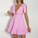 Women Dresses Fashion Casual Cool Dress (HWFS0410)