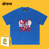 Drew T Shirts Cotton Short Sleeve Short Sleeve T-shirt Loose