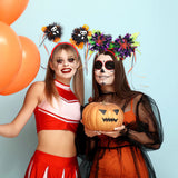 Halloween headband Halloween Large Headband – Colorful Long Tinsel Sticks
