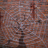 Halloween flag hanging ornaments Halloween Decoration – Black Spider Web Triangle Banner