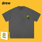 Drew T Shirts Short-Sleeved T-shirt Smiley Face
