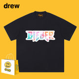 Drew T Shirts Smiley Printed Short Sleeve