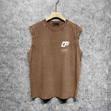 Purple Brand Distressed Tank T Shirts Distressed Sleeveless T-shirt Vest