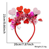 Themed Party Supplies Bachelorette Party Heart Headband – Valentine’s Day Love-Themed Bar Accessories