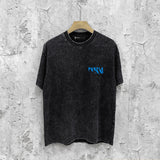 Purple Brand Distressed T Shirts Short Sleeve