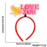 Themed Party Supplies Bachelorette Party Heart Headband – Valentine’s Day Love-Themed Bar Accessories