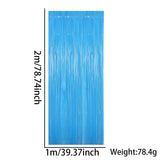 Themed Party Supplies Neon Theme Party Decoration Set – Fluorescent Fringe Curtains, Colorful Banners & Table Skirts