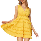 Women Dresses Fashion Casual Cool Dress (HWFS0410)