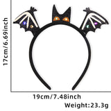 Halloween headband Halloween Light-Up Headband – Glowing Ghost & Bat Party Accessory