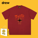 Drew T Shirts Short Sleeve Earth Print T-shirt