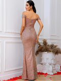 Women Party Dress Fashionable Sequins Sexy Dress (Ss0416)
