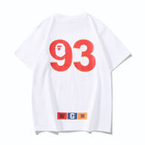 Bathing Ape T Shirt Spring and Summer No. 93 Fluorescent Printed WGM230g Short Sleeve T-Shirt