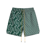 Rhude T Shirt Family Totem Casual Short Sleeve Shirt, Shorts