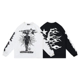 Hellstar long-sleeve T-shirt autumn, loose long-sleeve T-shirt