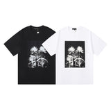 Purple Brand T Shirts Purple Micro Label Letter Pattern Printed Short Sleeve T-Shirt
